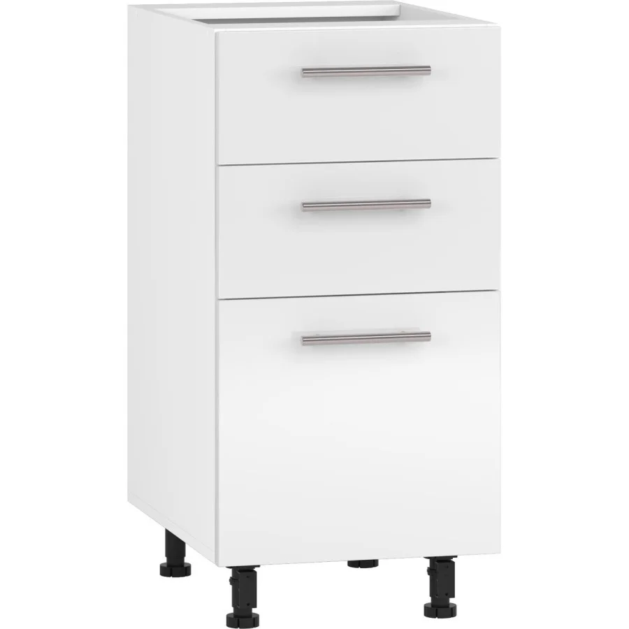 Lower cabinet with drawers VENTO D3S-40/82 white order